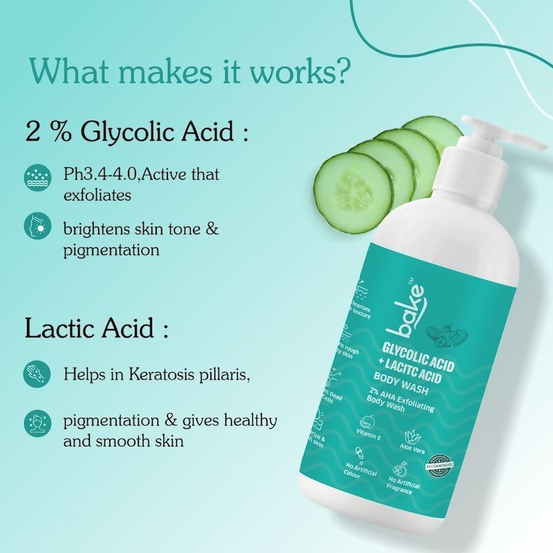 Bake 2% AHA Exfoliating Body Wash  Grab2Buy Bake Grab2Buy