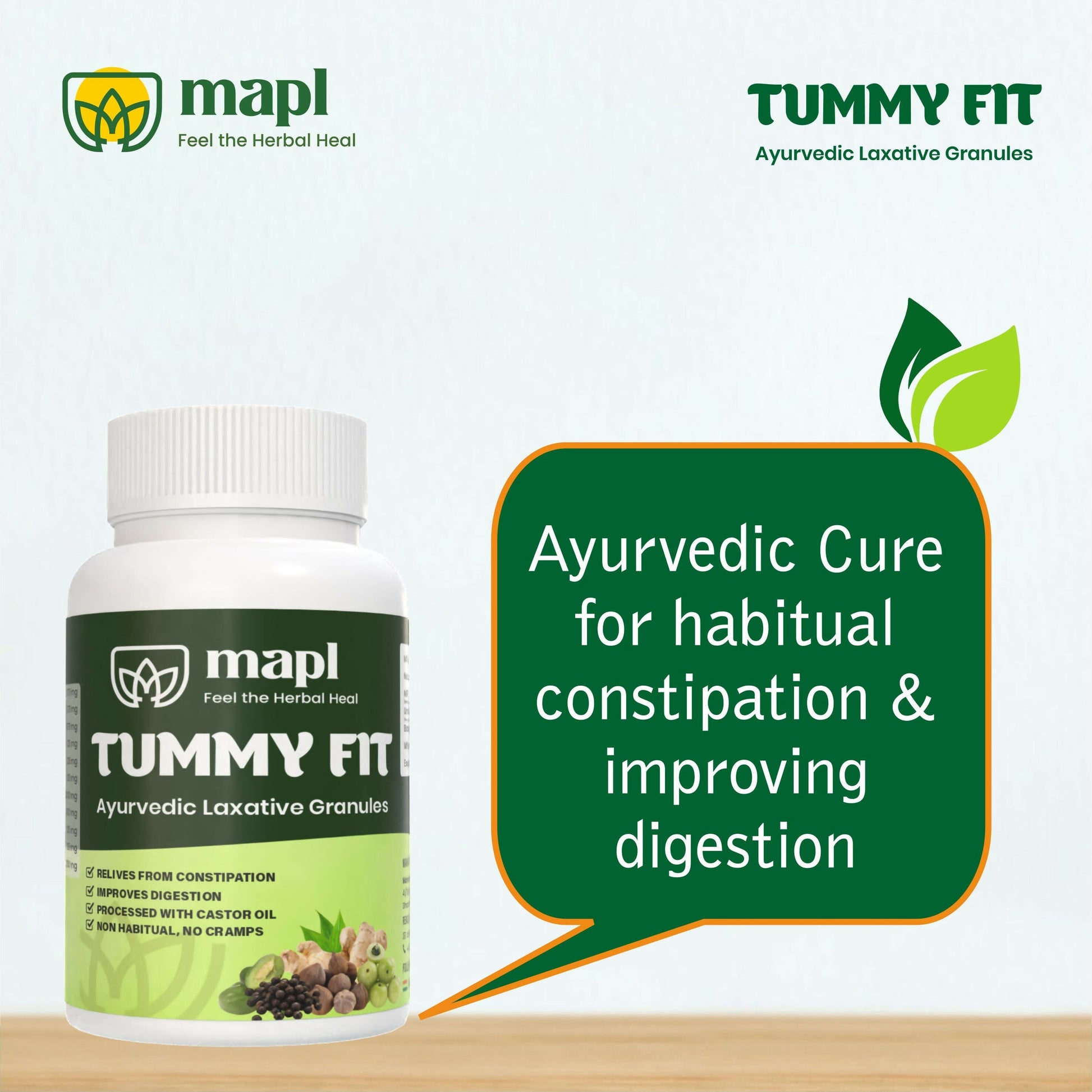MAPL Tummy Fit Ayurvedic Laxative Powder 