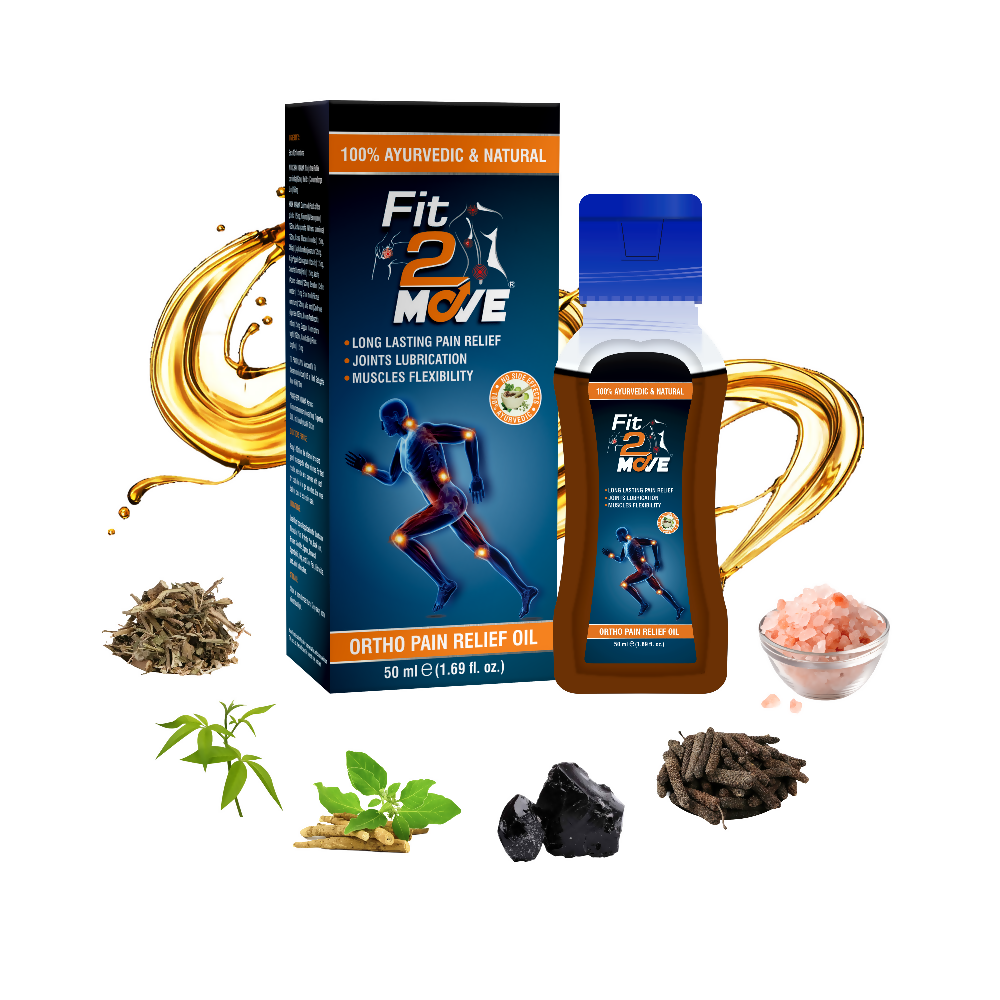 Satya Pharmaceuticals Ayurveda Fit-2 Move Ortho Pain Relief Oil 