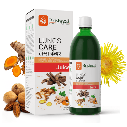 Krishna'S Herbal & Ayurveda Lungs Care Juice 