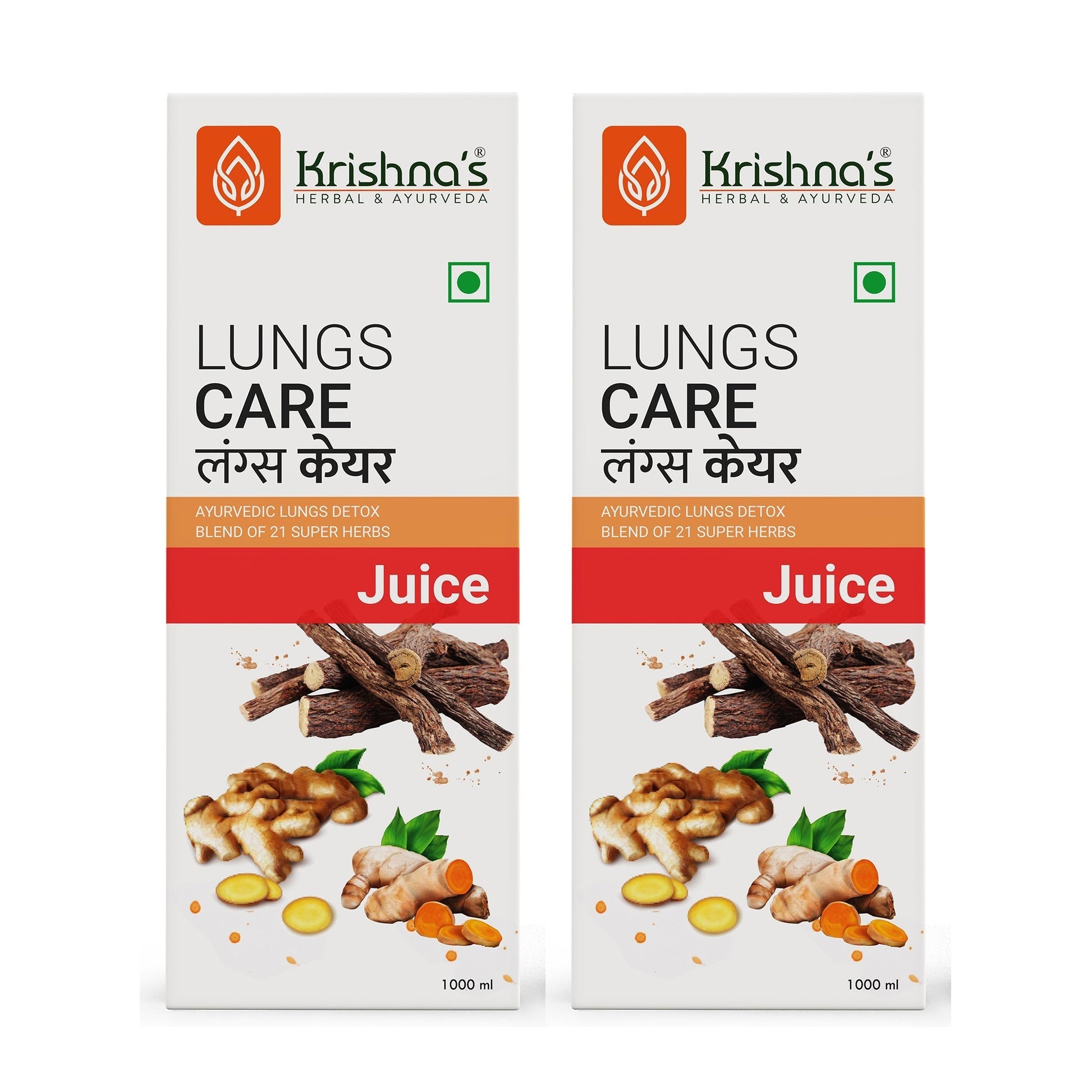 Krishna'S Herbal & Ayurveda Lungs Care Juice 