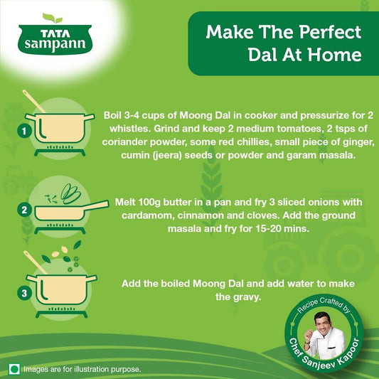 Tata Sampann Unpolished Moong Dal - Grab2buy