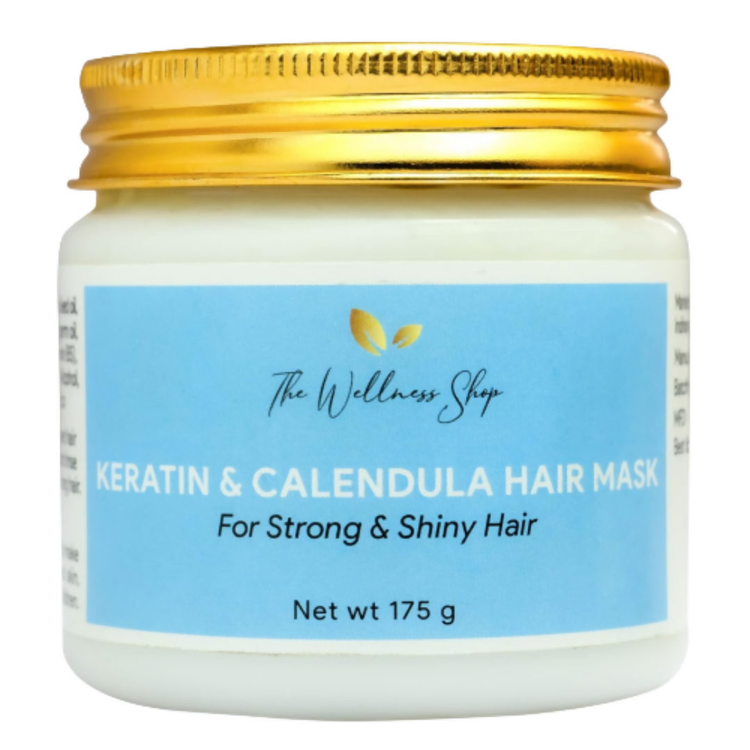The Wellness Shop Keratin & Calendula Hair Mask  Grab2Buy The Wellness Shop Grab2Buy