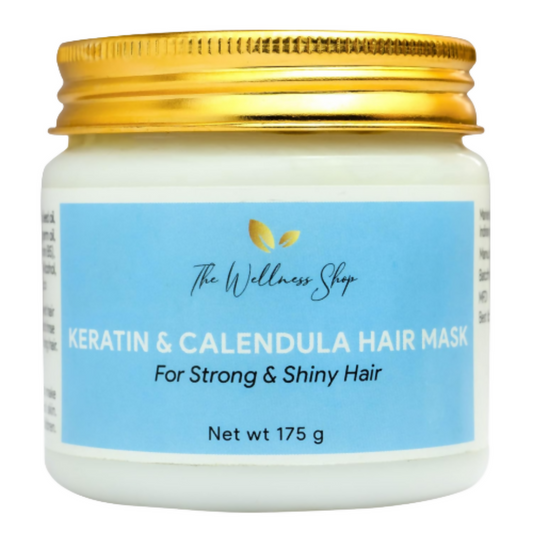 The Wellness Shop Keratin & Calendula Hair Mask  Grab2Buy The Wellness Shop Grab2Buy