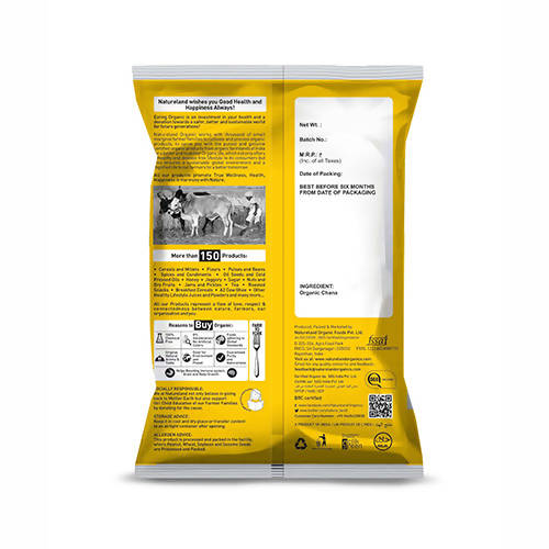 Nature Land Organics Roasted Chana Dal - Grab2buy