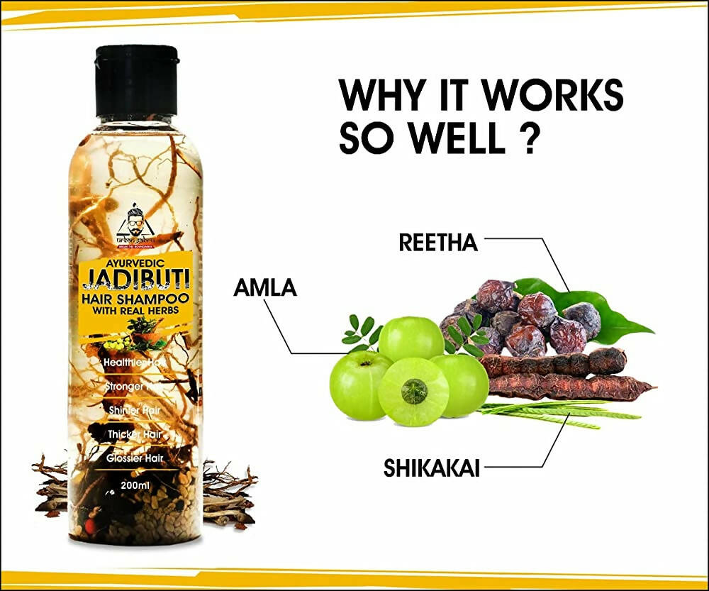 Urbangabru Ayurvedic Jadibuti Hair Shampoo  Grab2Buy Urbangabru Grab2Buy