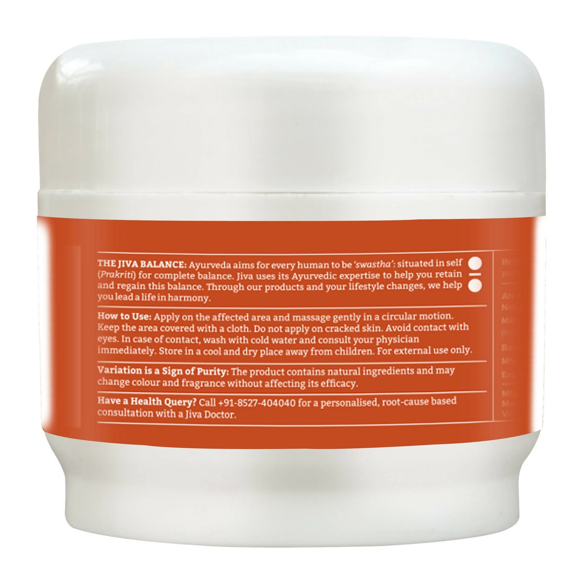 Jiva Ayurveda Pain Calm Balm 