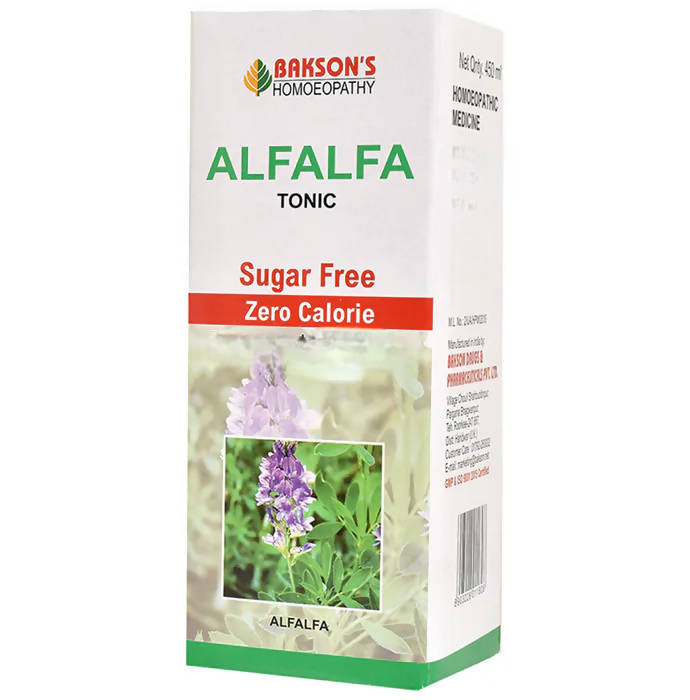 Bakson's Homeopathy Alfalfa Tonic Sugar Free  Grab2Buy Bakson's Grab2Buy