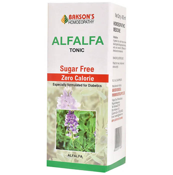 Bakson's Homeopathy Alfalfa Tonic Sugar Free | Grab2Buy