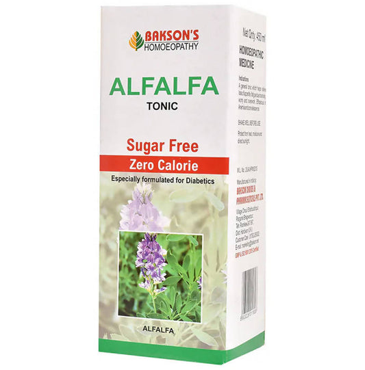 Bakson's Homeopathy Alfalfa Tonic Sugar Free | Grab2Buy