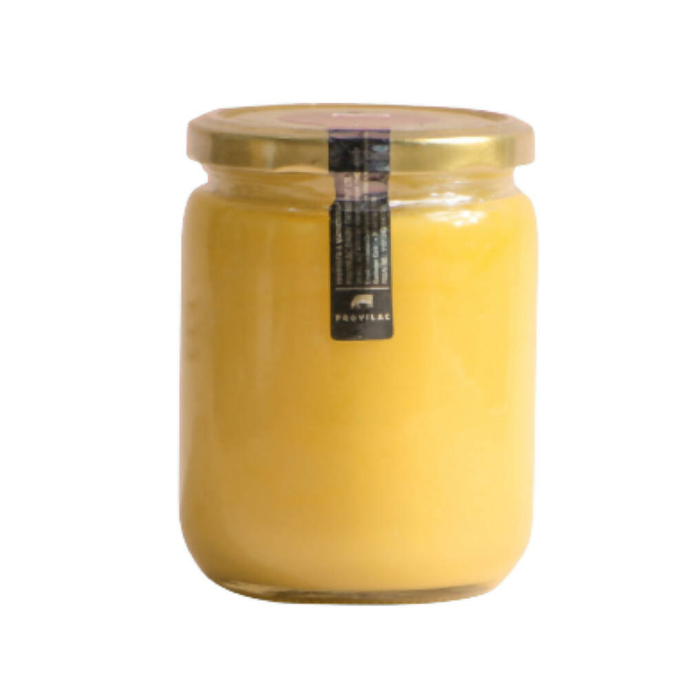 Provilac Pure Desi Gir Cow's A2 Ghee | Vedic Bilona method ghee | Handmade Curd churned | Grassfed, Cultured, Premium & Traditional Ghee 