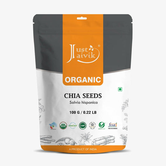 Just Jaivik Organic Chia Seeds - Grab2buy