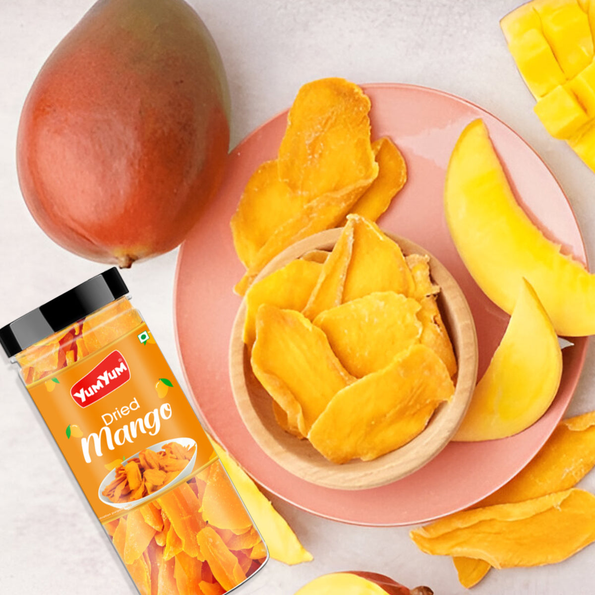 Yum Yum Dried Mango Jar  Grab2Buy Yum Yum Grab2Buy