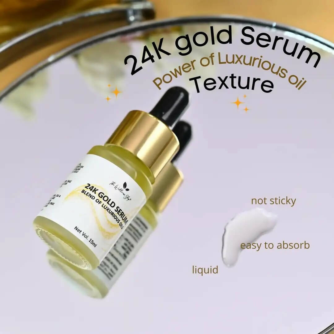 The Wellness Shop 24k Gold Serum Power Of Luxurious Oil  Grab2Buy The Wellness Shop Grab2Buy