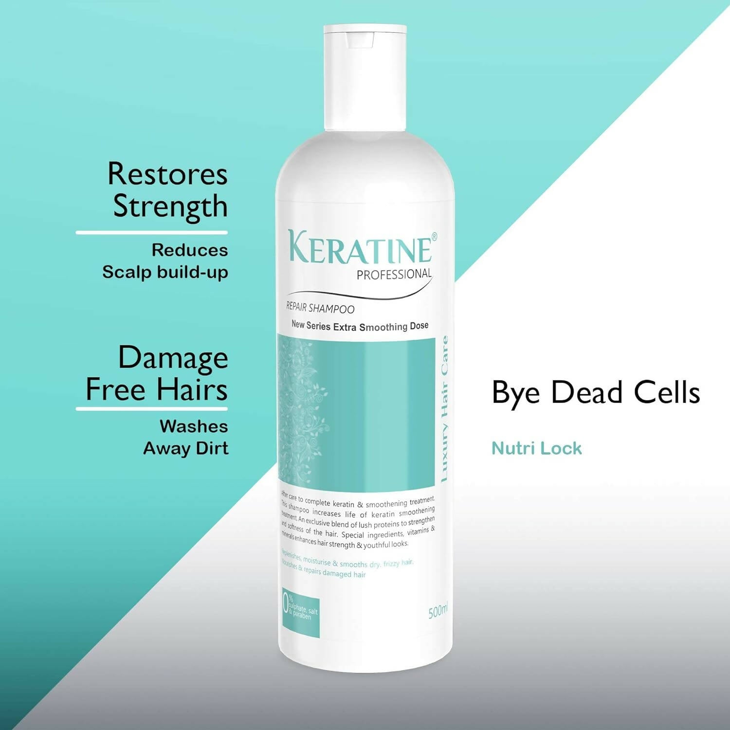 Keratine Professional Smoothing Repair Shampoo 