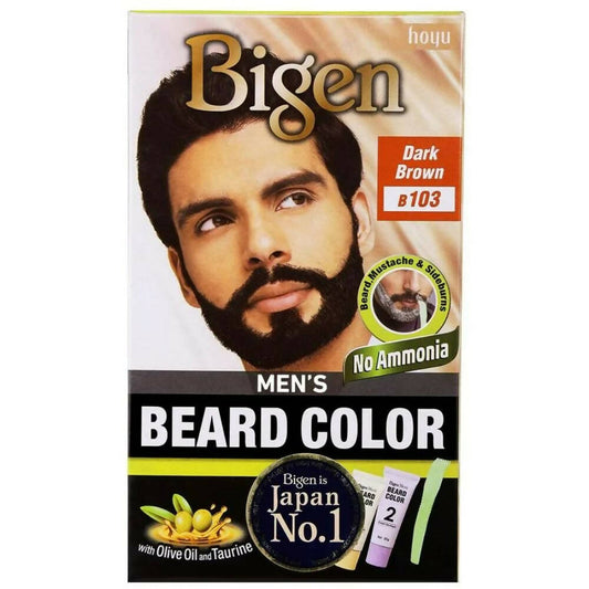 Bigen Men Beard Colour Dark Brown B 103 - Grab2buy