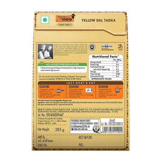 Kitchens of India Yellow Dal Tadka - Grab2buy