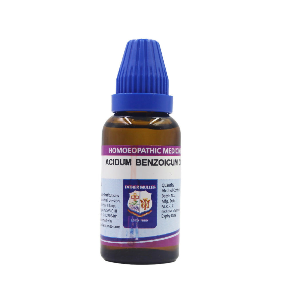 Father Muller Acidum Benzoicum Dilution - Grab2buy