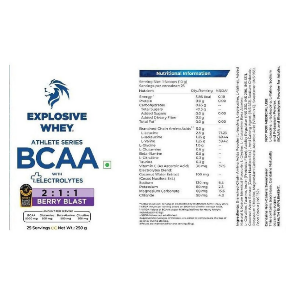 Explosive Whey Athlete Series BCAA 