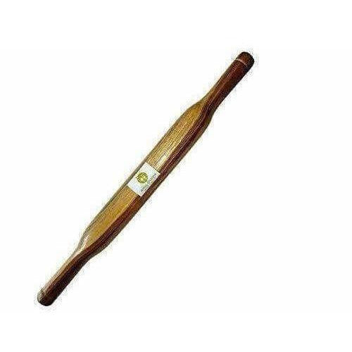 Wooden Rolling Pin, Brown (14-inch) - Grab2buy