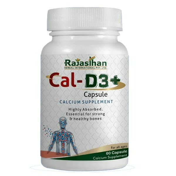 Rajasthan Herbals International Cal-D3+ Capsules - Grab2buy