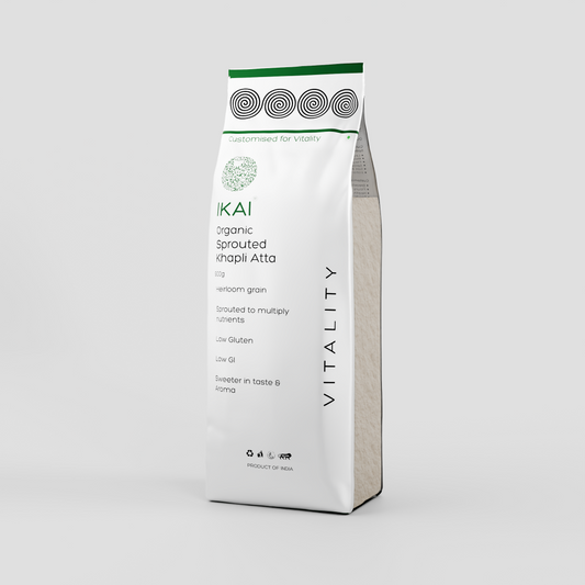 4 - Sprouted Khapli Wheat Atta - 900 gm