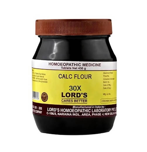 Lord's Homeopathy Calc Flour Biochemic Tablets 