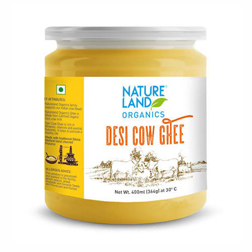 Nature Land Organics Desi Cow Ghee | Natural Desi Cow Ghee | Healthy & Organic Ghee From Cow's Milk 