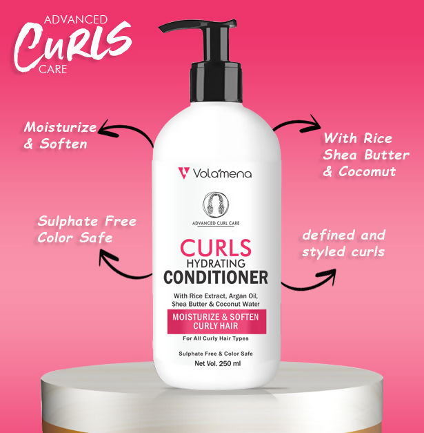 Volamena Curly Hair Hydrating Conditioner  Grab2Buy Volamena Grab2Buy