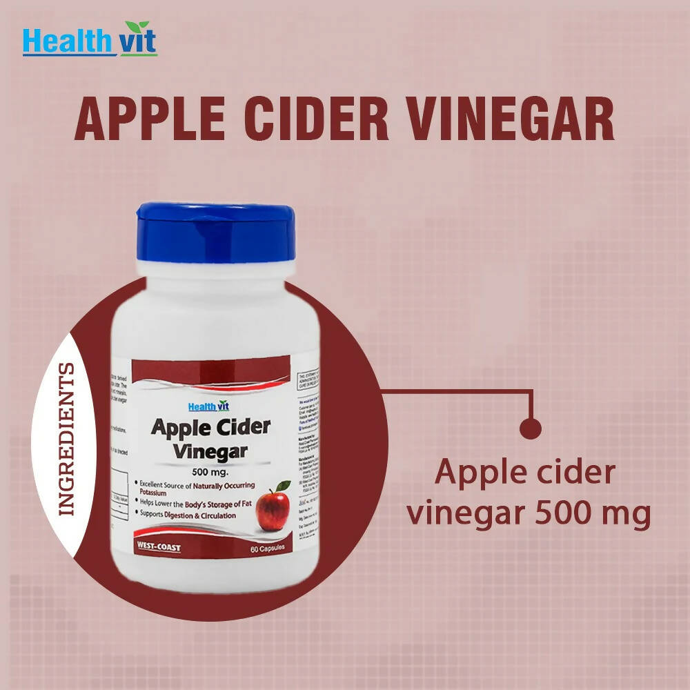 Healthvit Apple Cider Vinegar Capsules - Grab2buy