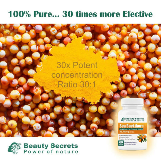 Beauty Secrets Himalayan Sea Buckthorn Capsules - Grab2buy