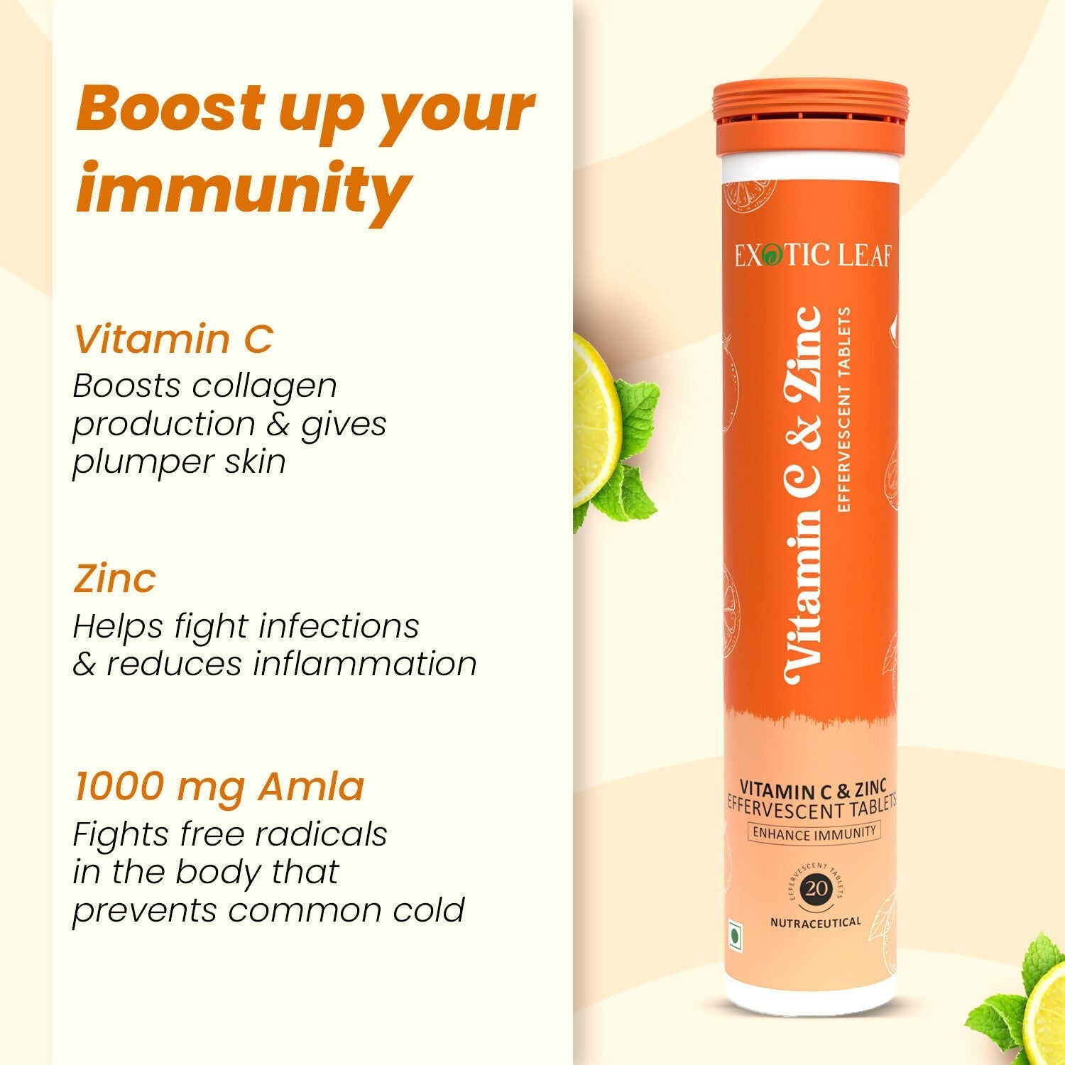 Exotic Leaf Vitamin C Tablets  | Grab2Buy