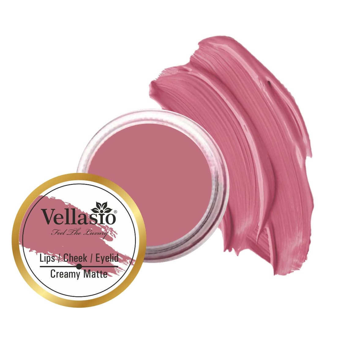 Vellasio Vegan Lip and cheek tint - Pink Brown  Grab2Buy Vellasio Grab2Buy