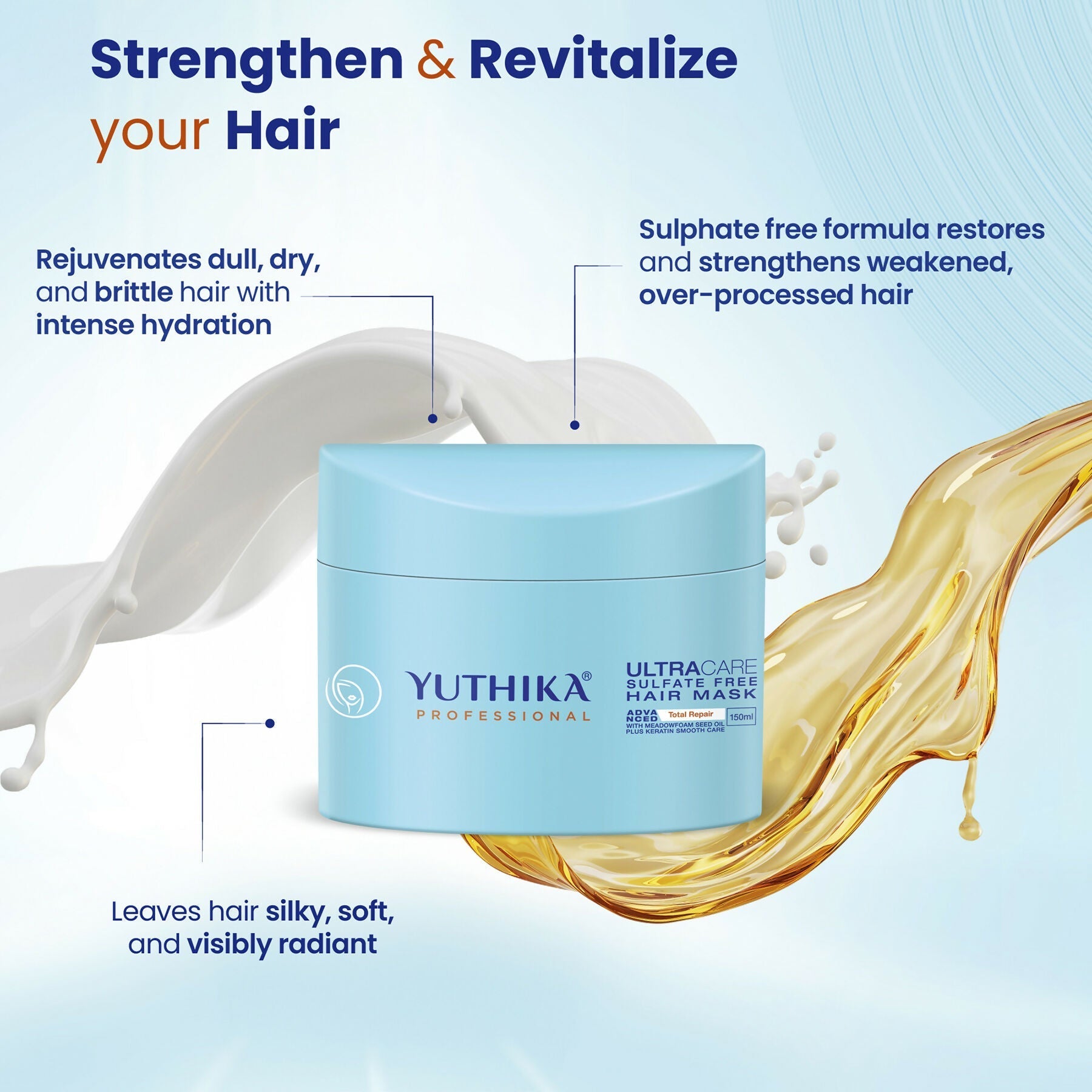 Yuthika Professional Ultracare Sulfate Free Hair Mask For Women & Men  Grab2Buy Yuthika Grab2Buy