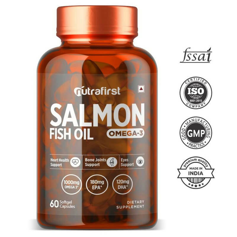 Nutrafirst Salmon Fish Oil Capsules - Grab2buy