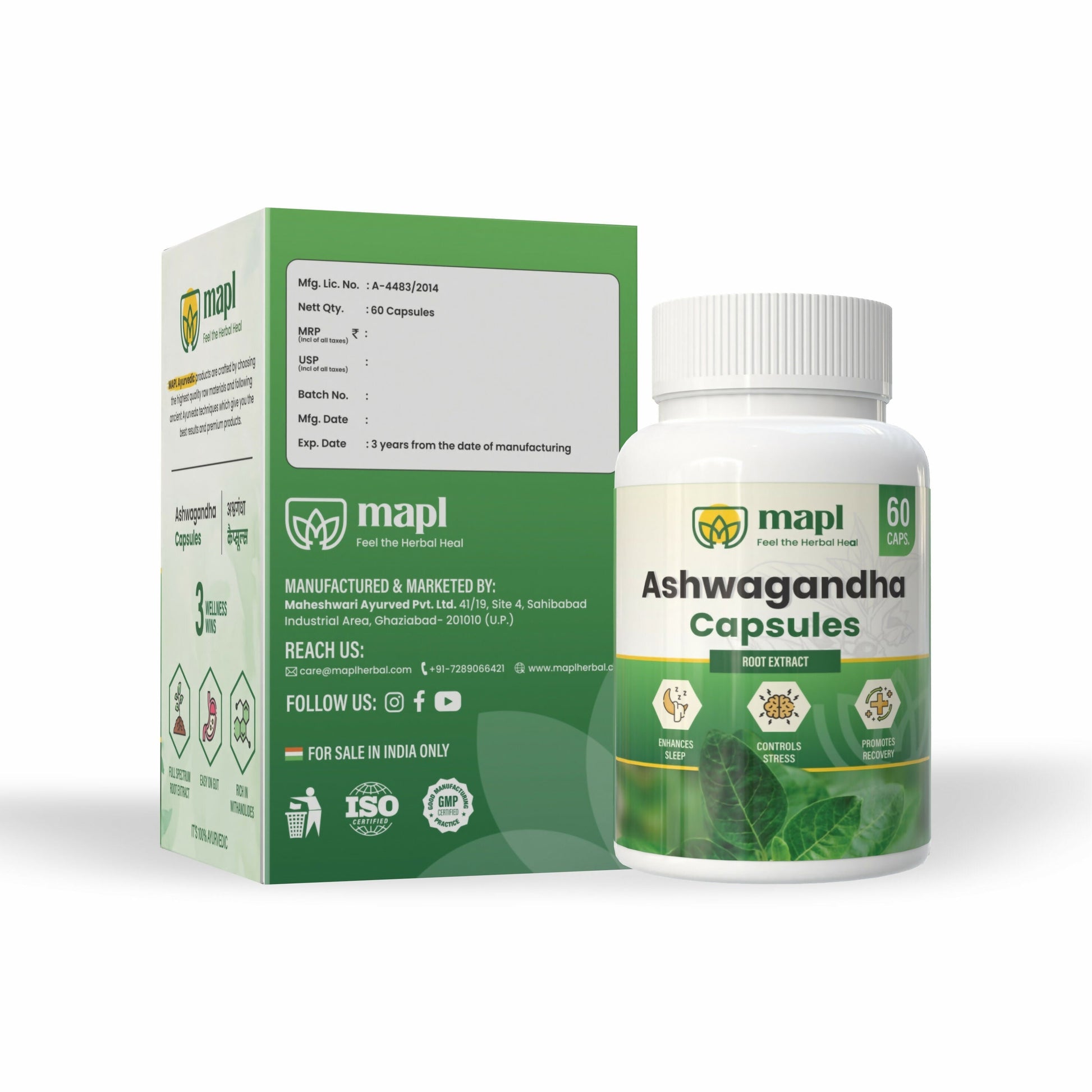 MAPL Ashwagandha Capsules 