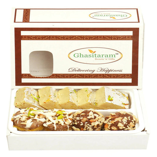 Ghasitaram Assorted Box Of Barfis, Dryfruit Sweets 