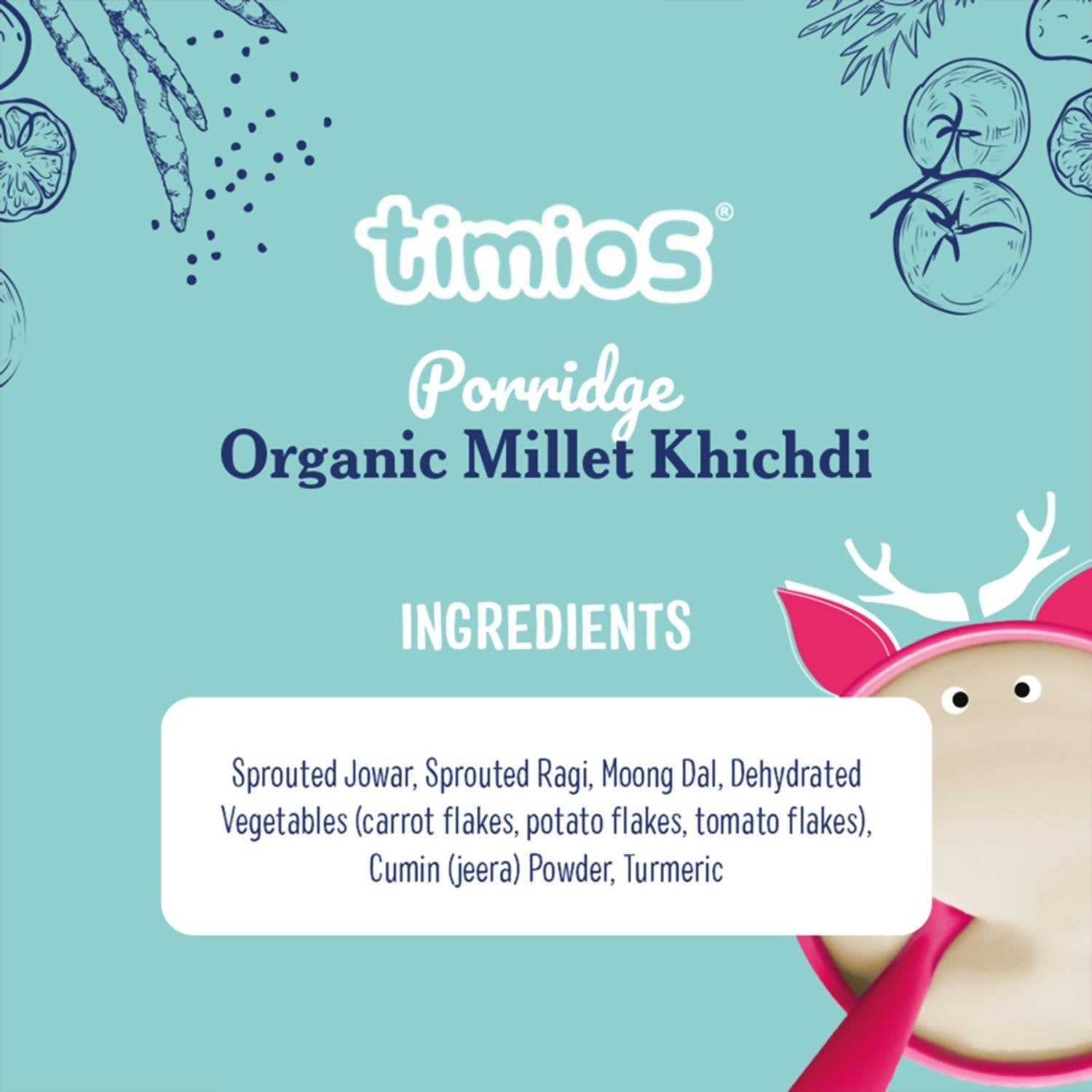 Timios Organic Millet Khichdi Porridge 