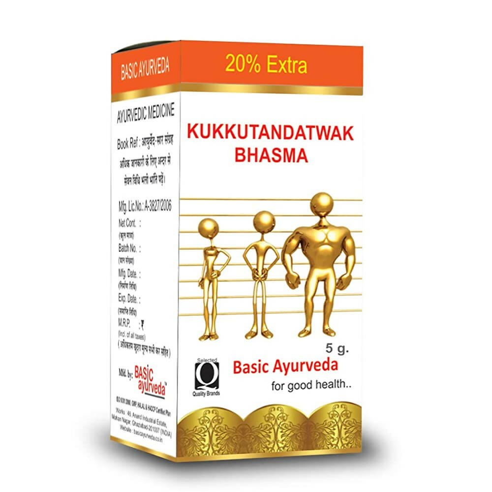 Basic Ayurveda Kukkutandatwak Bhasma 