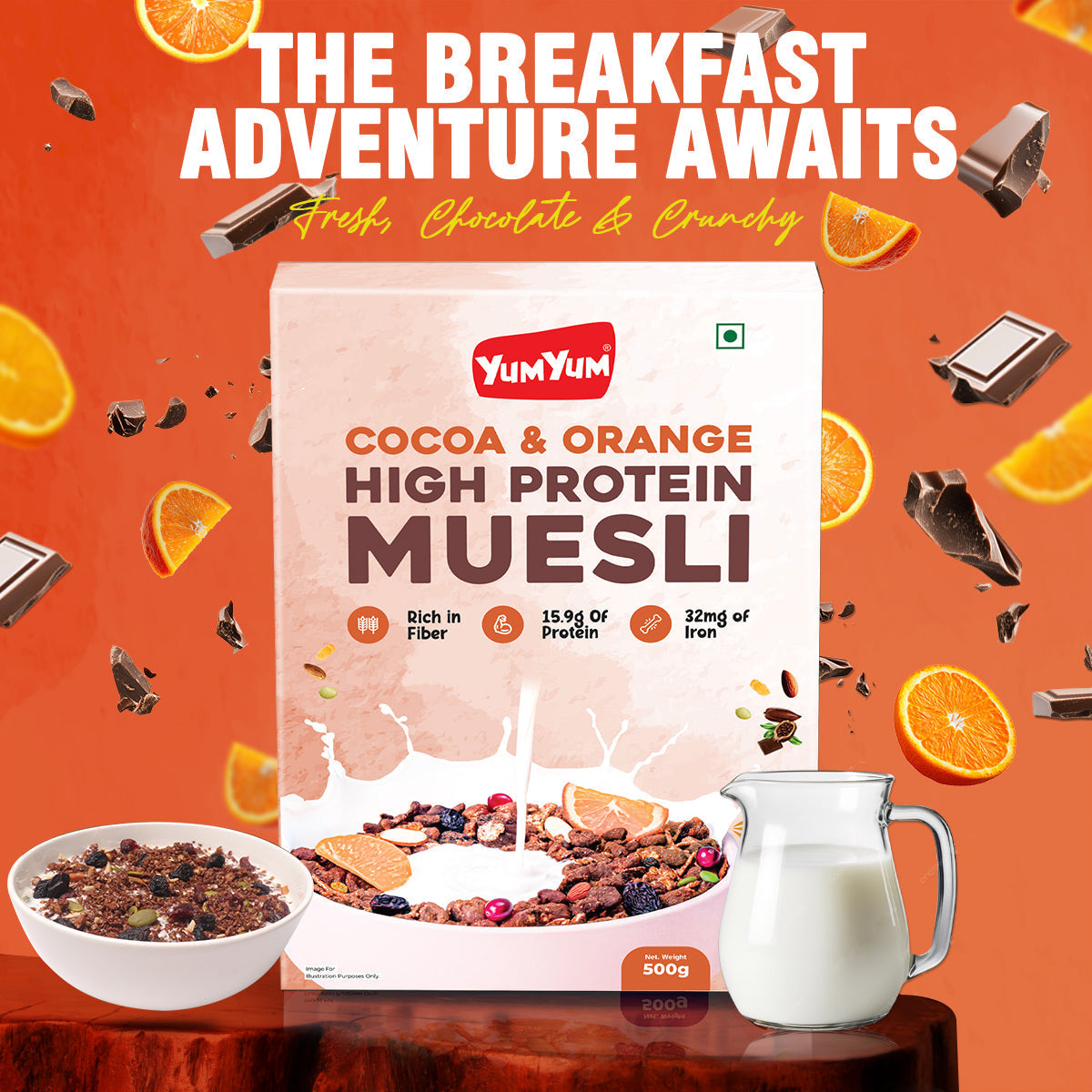 Yum Yum High Protein Muesli Box  Grab2Buy Yum Yum Grab2Buy