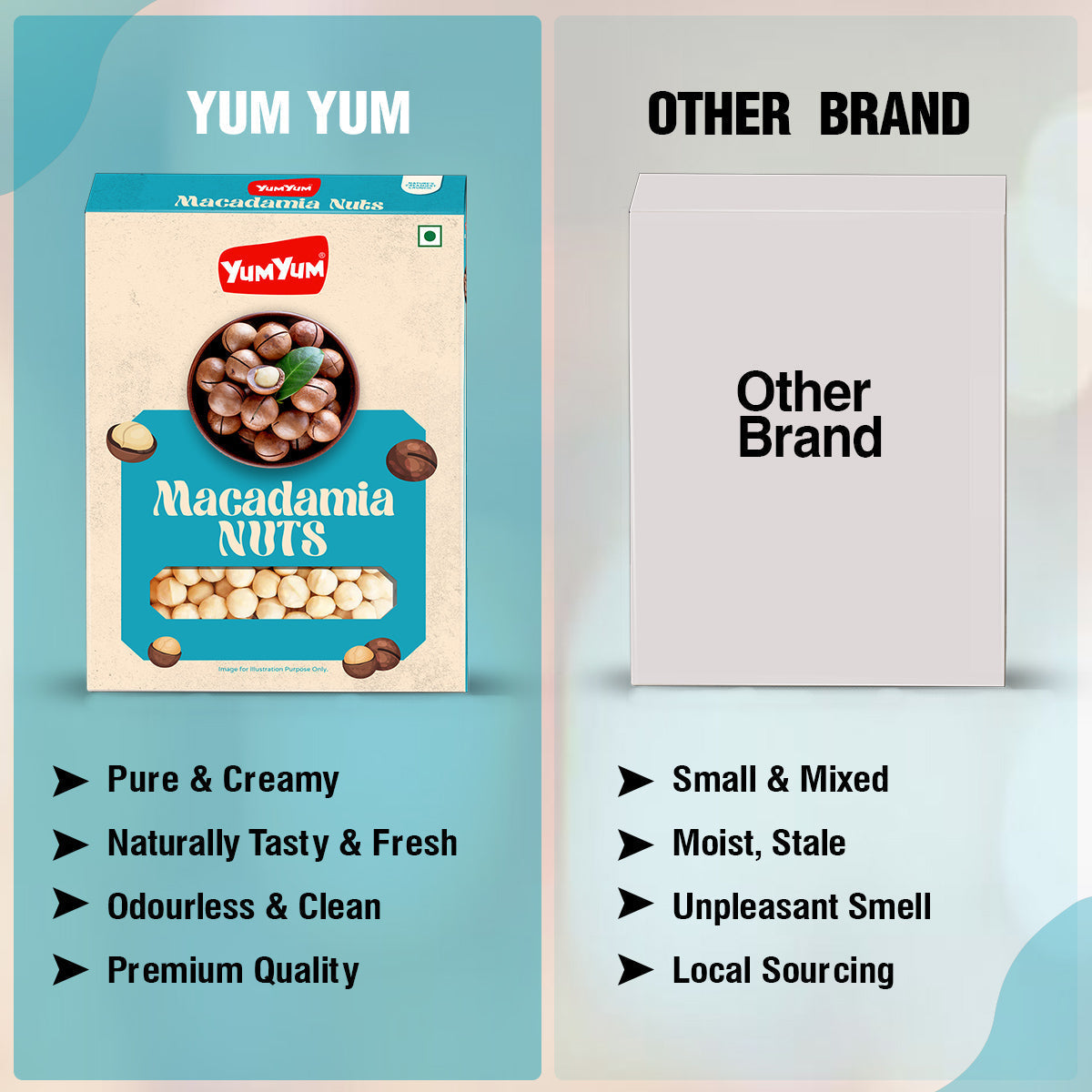Yum Yum Premium Raw Macadamia Nuts Box  Grab2Buy Yum Yum Grab2Buy
