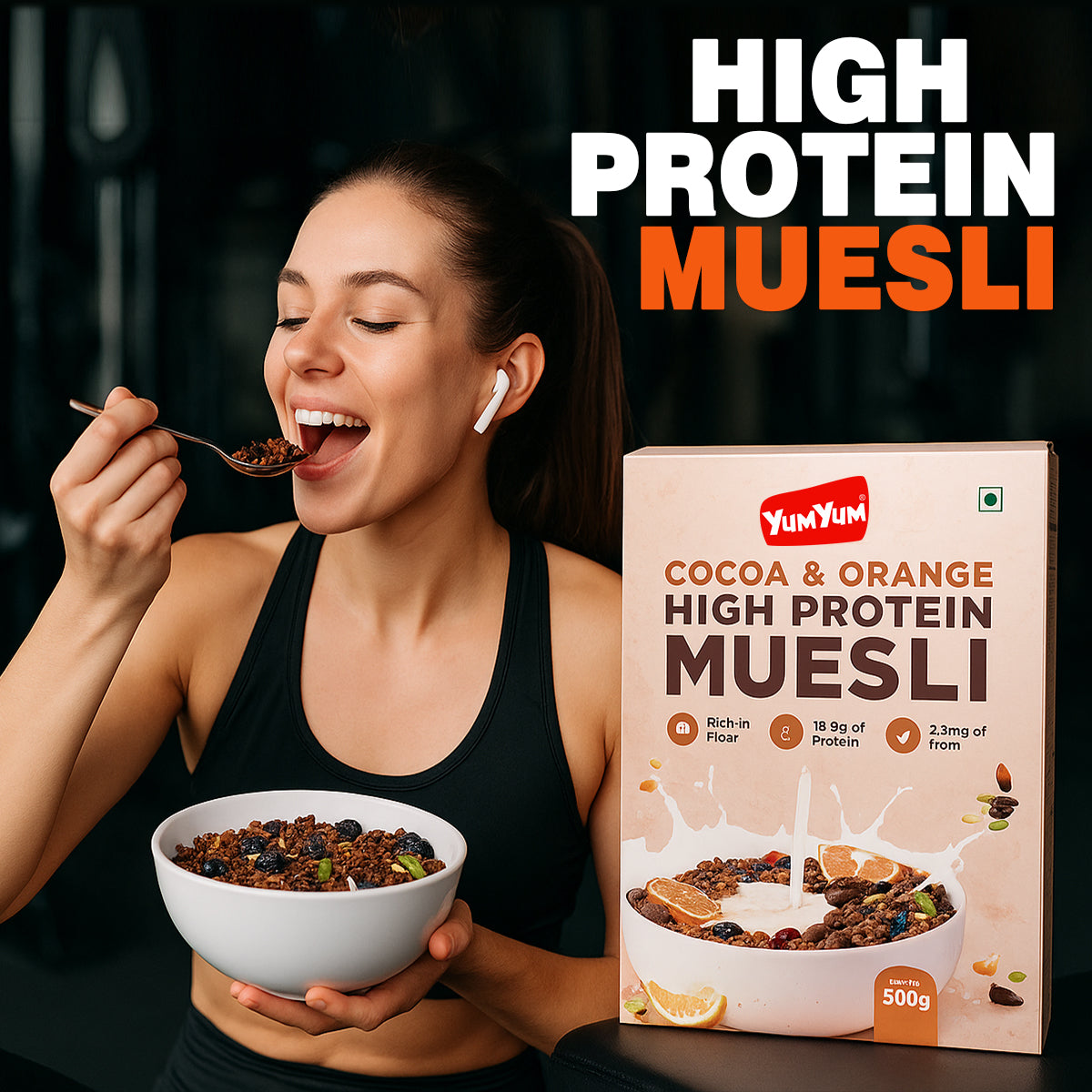 Yum Yum High Protein Muesli Box  Grab2Buy Yum Yum Grab2Buy