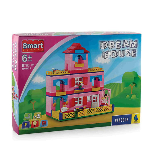 Peacock Dream House Set Building Inter Set For Kids - Grab2buy