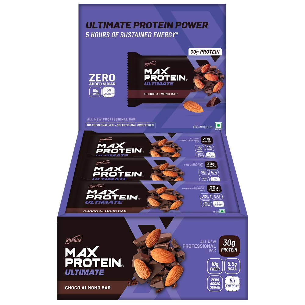 RiteBite Max Protein Ultimate Choco Almond Bar 