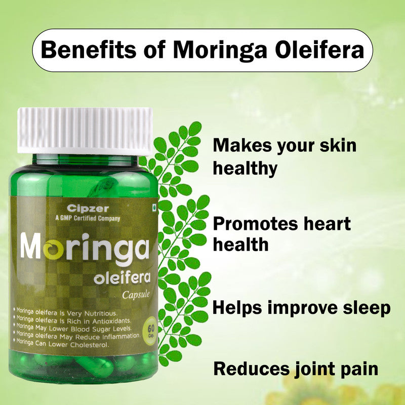 Cipzer Moringa Oleifera Capsules - Grab2buy