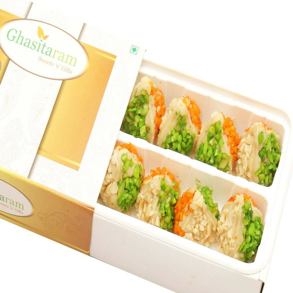 Ghasitaram Kesar Pista Kaju Modaks 