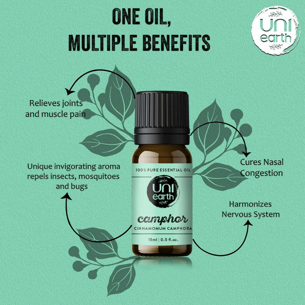 Uniearth Pure & Undiluted Camphor Essential Oil for Skin & Hair Care  Grab2Buy Uniearth Grab2Buy