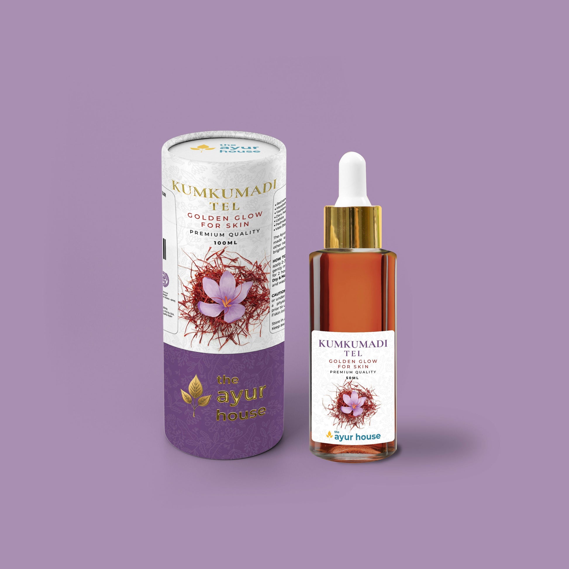 The Ayur House Kumkumadi Tel - Golden Glow Face Oil  Grab2Buy The Ayur House Grab2Buy