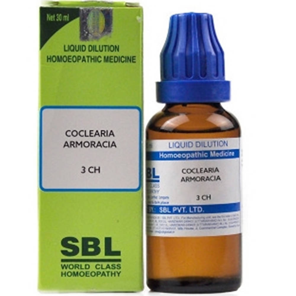 SBL Homeopathy Coclearia Armoracia Dilution 