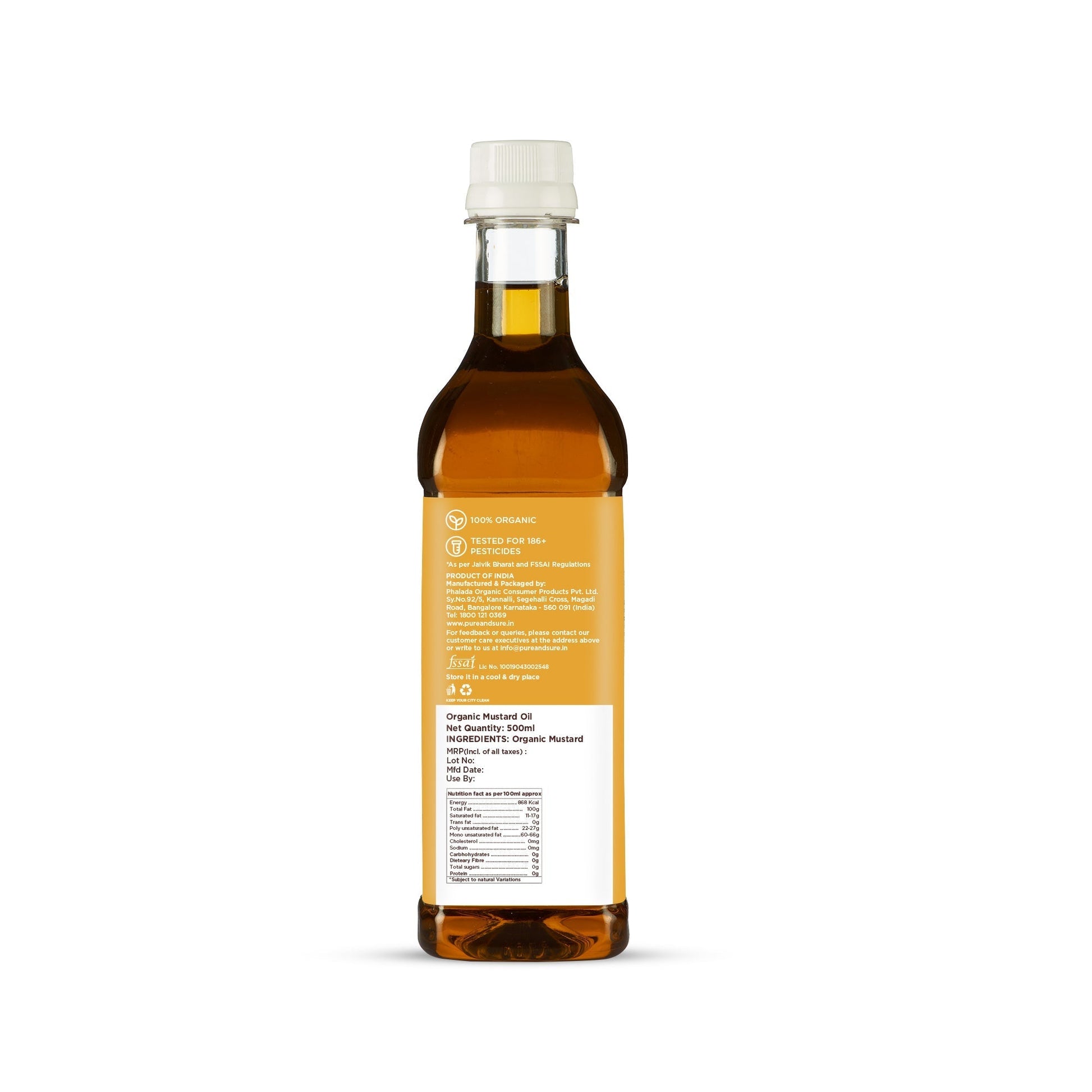 Pure & Sure Organic Mustard Oil 